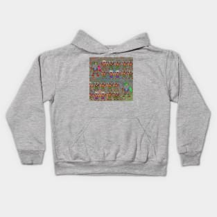 Dance of African Warriors V3 Kids Hoodie